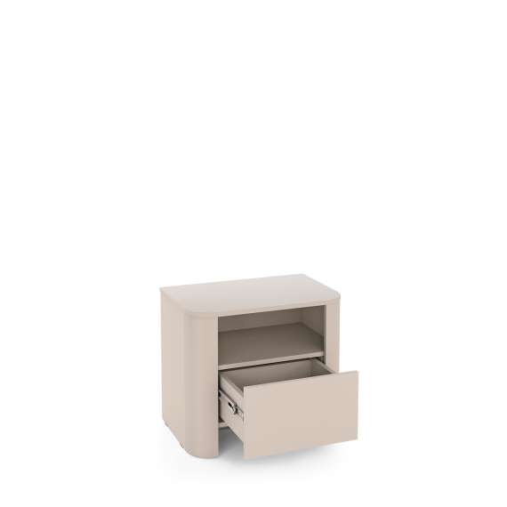 Nattbord Bari 52x58 cm - cashmere - 1 skuff
