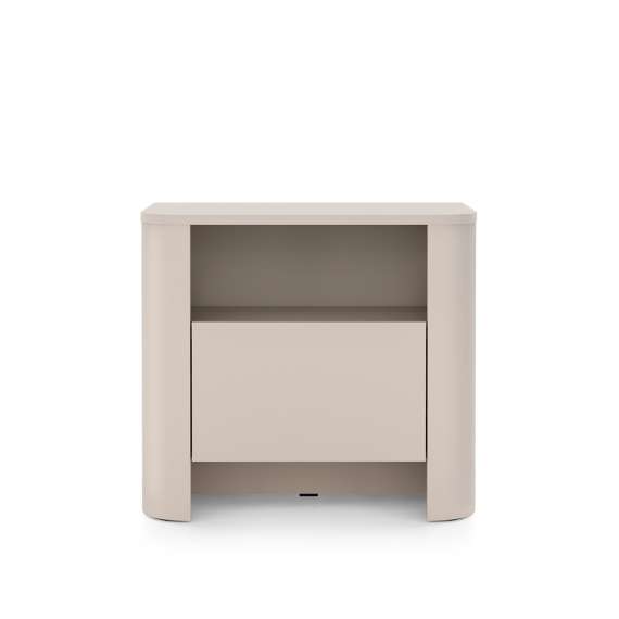 Nattbord Bari 52x58 cm - cashmere - 1 skuff