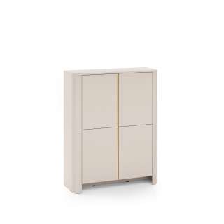 Skap Bari 103x132 cm - cashmere - 4 dører