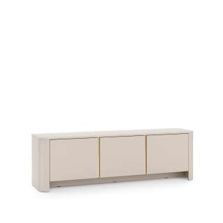 Tv-benk Bari 168x52 cm - cashmere - 3 dører