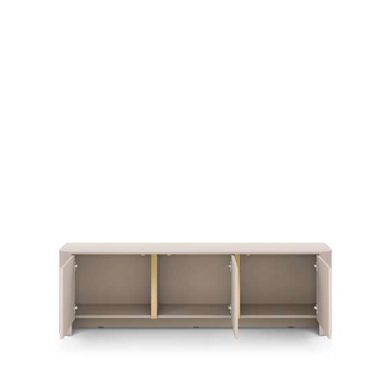 Tv-benk Bari 168x52 cm - cashmere - 3 dører