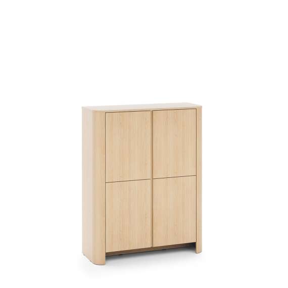 Skap Bari 103x132 cm - eik - 4 dører