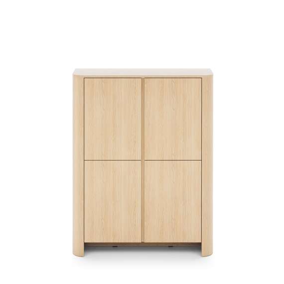 Skap Bari 103x132 cm - eik - 4 dører