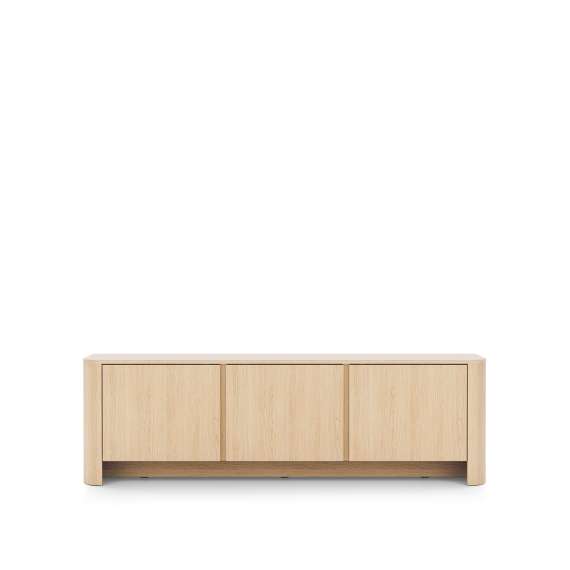 Tv-benk Bari 168x52 cm - eik - 3 dører