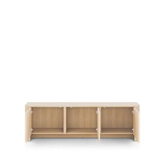 Tv-benk Bari 168x52 cm - eik - 3 dører