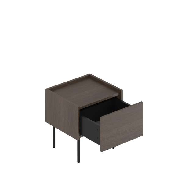 Nattbord DUNARI 45 cm - eik dunin - med skuff