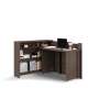 Skrivebord Work Concept 115 cm - Sammenleggbart skrivebord - mørk eik