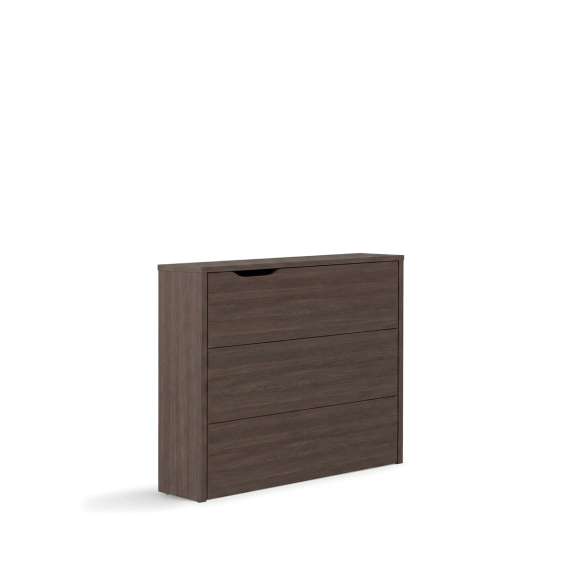 Skrivebord Work Concept 115 cm - Sammenleggbart skrivebord - mørk eik