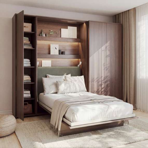 Skap til Bed Concept 45x218 - mørk eik
