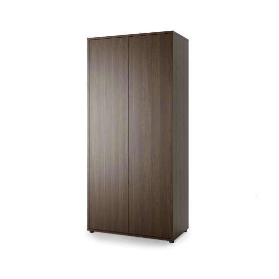 Garderobeskap til Bed Concept 101x218 - mørk eik
