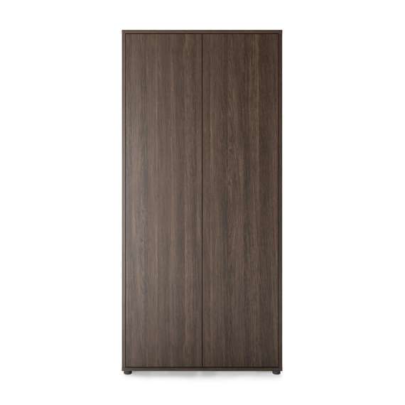 Garderobeskap til Bed Concept 101x218 - mørk eik