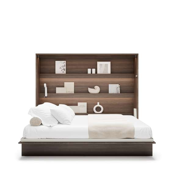 Skapseng Bed Concept 160x200 - horisontal - mørk eik