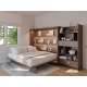 Skapseng Bed Concept 160x200 - horisontal - mørk eik
