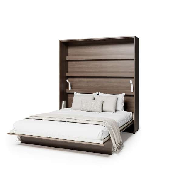 Skapseng Bed Concept 180x200 - vertikal - mørk eik