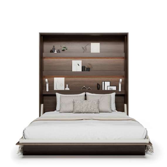 Skapseng Bed Concept 180x200 - vertikal - mørk eik