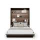 Skapseng Bed Concept 160x200 - vertikal - mørk eik