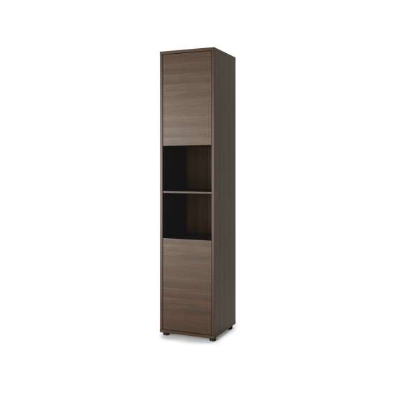 Skap 2D til Bed Concept skapseng - mørk eik
