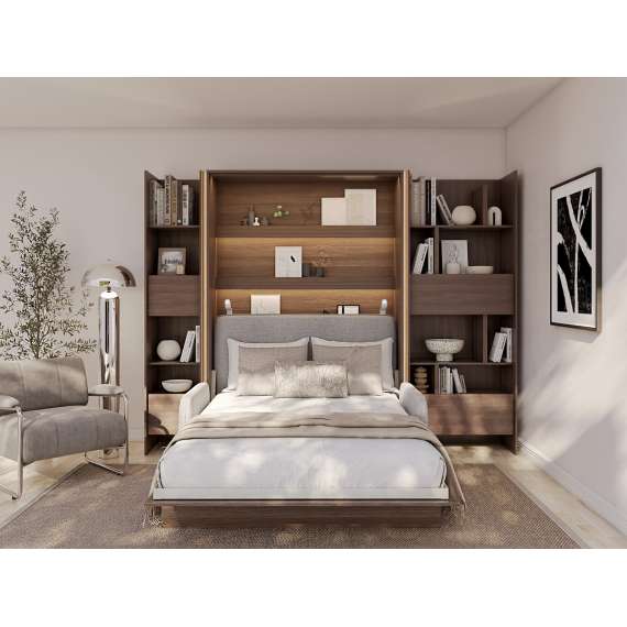Skap til Bed Concept skapseng - mørk eik