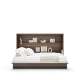 Skapseng Bed Concept 120x200 - horisontal - mørk eik
