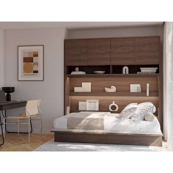 Skapseng Bed Concept 120x200 - horisontal - mørk eik