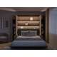 Skapseng Bed Concept 120x200 - horisontal - mørk eik