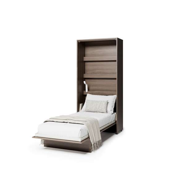 Skapseng Bed Concept 90x200 - vertikal - mørk eik