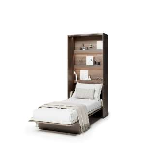 Skapseng Bed Concept 90x200 - vertikal - mørk eik