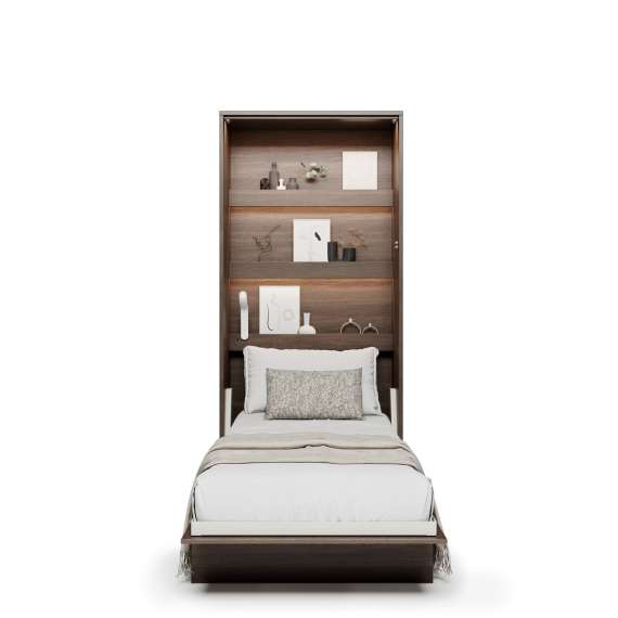Skapseng Bed Concept 90x200 - vertikal - mørk eik