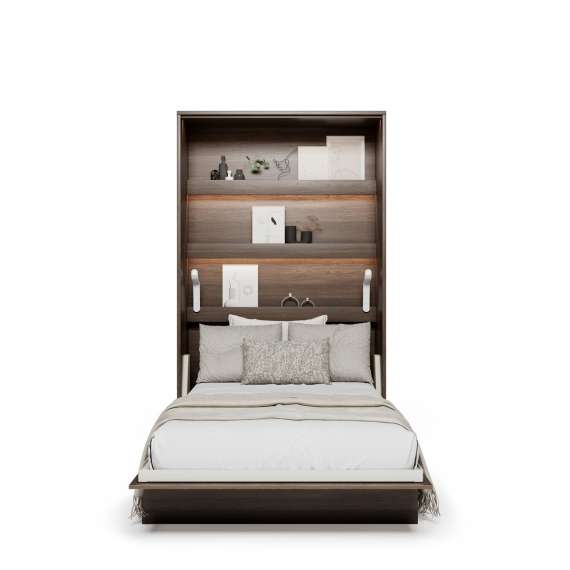 Skapseng Bed Concept 120x200 - vertikal - mørk eik