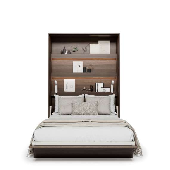 Skapseng Bed Concept 140x200 - vertikal - mørk eik