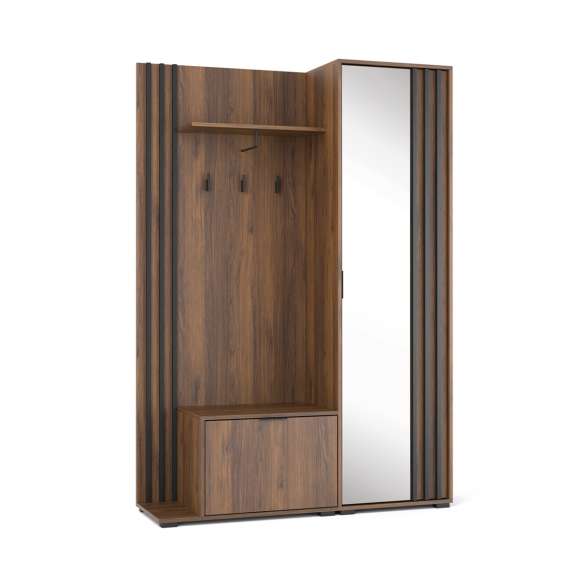 Entrégarderobe Nelly 131x192 cm -  Speil - Spiler