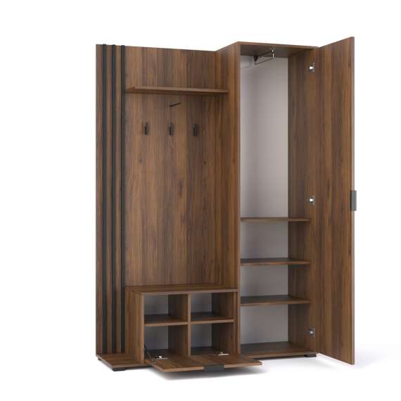 Entrégarderobe Nelly 131x192 cm -  Speil - Spiler
