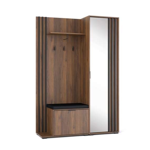 Entrégarderobe Nelly 131x192 cm -  Speil - Spiler