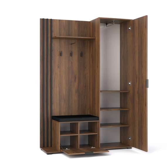 Entrégarderobe Nelly 131x192 cm -  Speil - Spiler