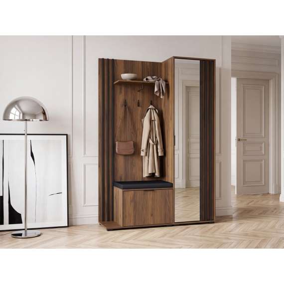 Entrégarderobe Nelly 131x192 cm -  Speil - Spiler