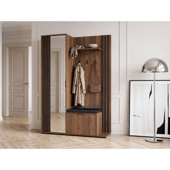 Entrégarderobe Nelly 131x192 cm -  Speil - Spiler