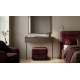 Konsollbord Dunari 100x40 - brun eik - 2 skuffer - veggmontert