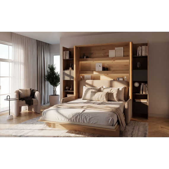 Skapseng Bed Concept 140 x 200 - vertikal - eik