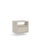 Vegghengt nattbord Zolia - 40x34 cm - cashmere - 1 skuff