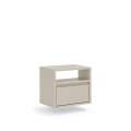 Vegghengt nattbord Zolia - 40x34 cm - cashmere - 1 skuff