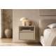 Vegghengt nattbord Zolia - 40x34 cm - cashmere - 1 skuff