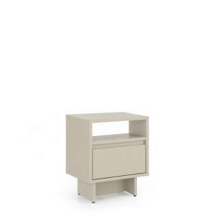 Nattbord Zolia - 40x46 cm - cashmere - 1 skuff
