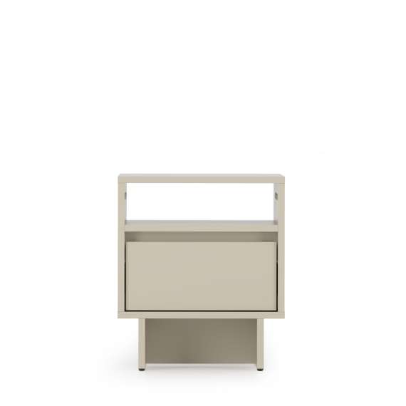Nattbord Zolia - 40x46 cm - cashmere - 1 skuff