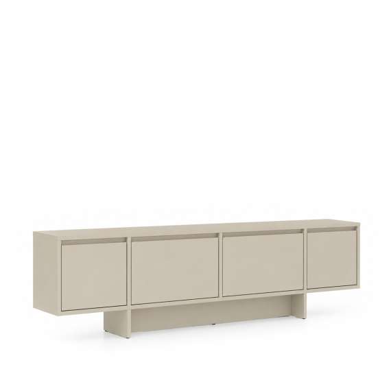 Tv-benk Zolia 180x47 cm - cashmere - 4 dører