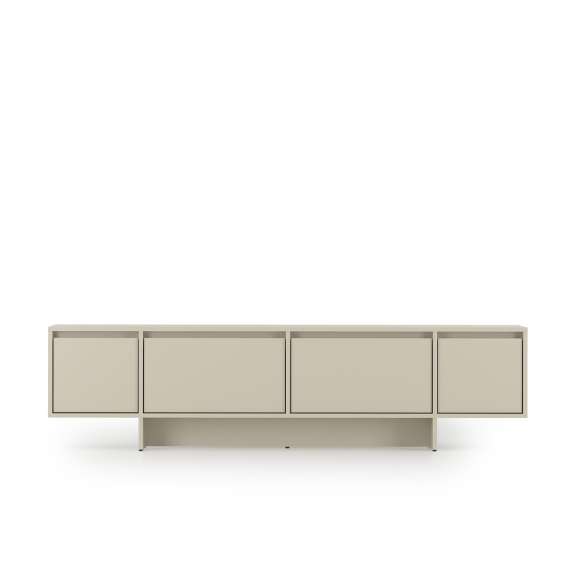 Tv-benk Zolia 180x47 cm - cashmere - 4 dører