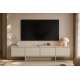 Tv-benk Zolia 180x47 cm - cashmere - 4 dører