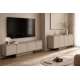 Tv-benk Zolia 180x47 cm - cashmere - 4 dører