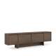 Tv-benk Zolia 180x47 cm - valnøtt - 4 dører