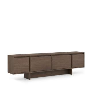 Tv-benk Zolia 180x47 cm - valnøtt - 4 dører