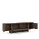Tv-benk Zolia 180x47 cm - valnøtt - 4 dører